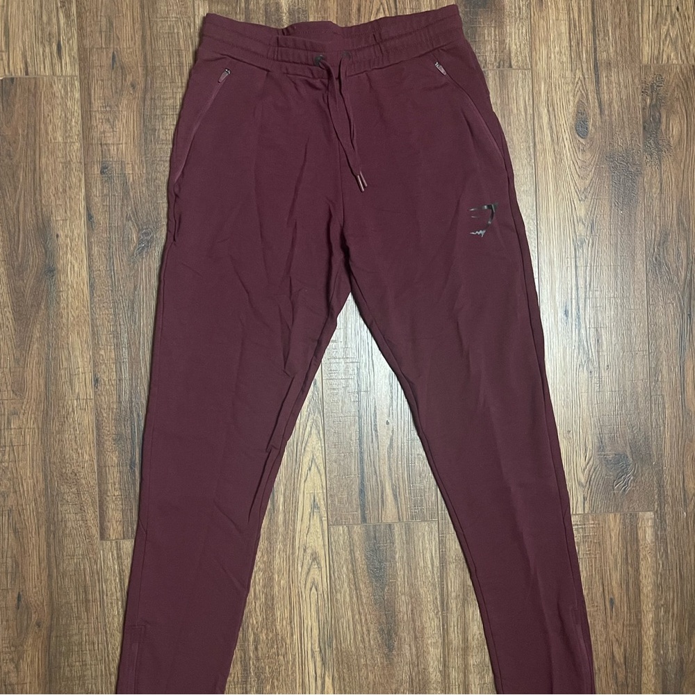 Gymshark Burgundy Sweatpants